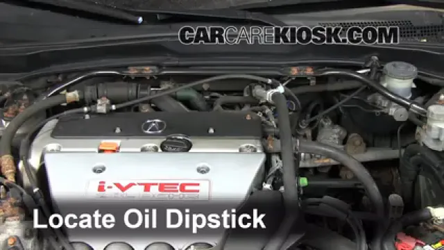 2002 Acura RSX Type-S 2.0L 4 Cyl. Aceite Controlar nivel de aceite
